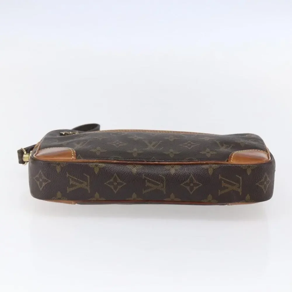 Louis Vuitton Monogram Marly Dragonne GM Clutch Bag Brown